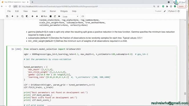 Regresion XGBoost Ajuste de hiperparametros GridSearchCV | Análisis de datos Aprendizaje supervisad смотреть онлайн