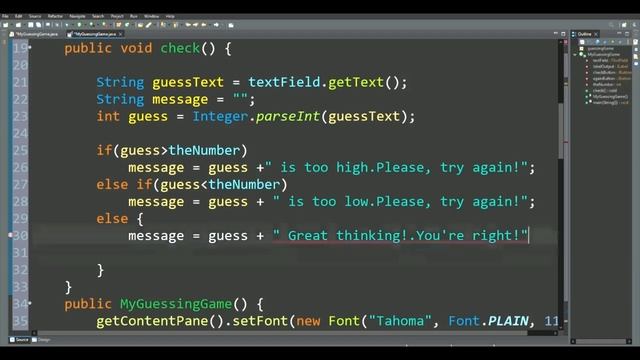 Making Guessing Game by using Java. (step by step) @^^@ смотреть онлайн