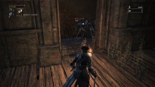 Bloodborne - Old Yharnam: Hooded Beast & Wolfmen Ambush Combat, Madman's Knowledge Location PS4 смотреть онлайн