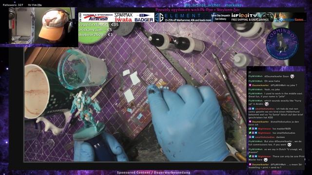 [GERMAN & ENGLISH] Saturday Infinity Tag painting and koi and cat sculpting for the base CXXXII смотреть онлайн