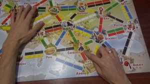 TIcket to Ride Junior. Европа. Распаковка.
