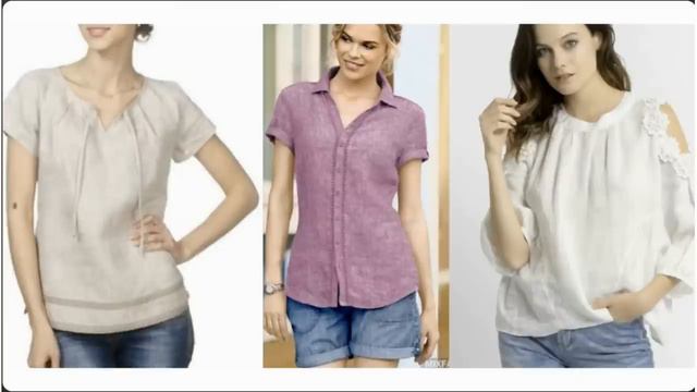 СТИЛЬНЫЕ ЛЬНЯНЫЕ БЛУЗЫ И РУБАШКИ 💖 НЕОБХОДИМАЯ ВЕЩЬ ДЛЯ ЖАРКОГО ЛЕТА смотреть онлайн