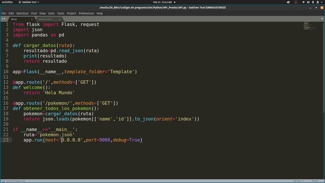 Creando una Pokemon API con Flask y Pandas [Proyectos-Python] смотреть онлайн