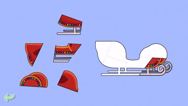 Shape Puzzle Builder for kids Game - Christmas Festival смотреть онлайн