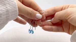 Серебряные серьги продевки голубык, сережки Юмила, серебро 925 пробы, цепочки ювелирные украшения