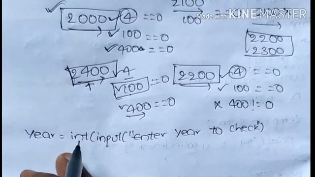 Program for LEAP YEAR in python смотреть онлайн