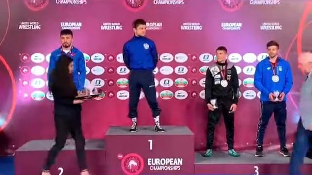 Азамат Тускаев - Чемпион Европы 2020. 57КГ смотреть онлайн