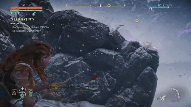 Frostclaw Fight.Horizon Zero Dawn.Frozen Wild.DLC смотреть онлайн