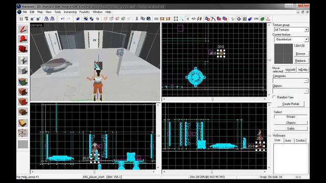 Portal 2 Authoring Tools - Порталы без portal gun смотреть онлайн