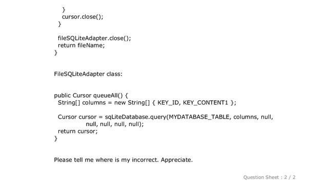 Android : Get all rows from SQLite смотреть онлайн