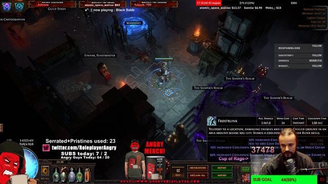 SRS Necromancer UBER ELDER KILL #1 on a 6L Path of Exile Build смотреть онлайн