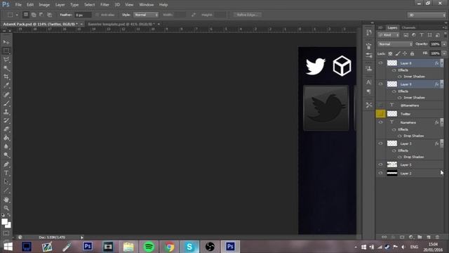 Free Banner Template (Photoshop) | Speed Art #1 смотреть онлайн