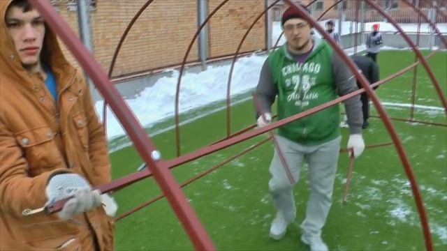 Сборка каркаса теплицы на болтах смотреть онлайн