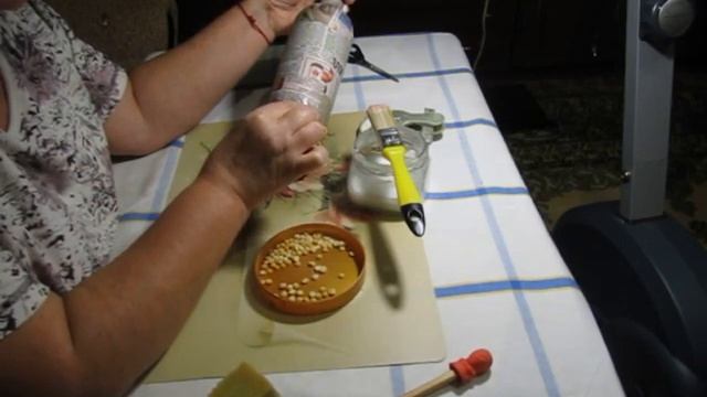 Декорирование бутылки " горох на черном " смотреть онлайн