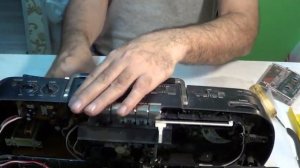 PANASONIC RX FS430 замена пассиков лентопротяжного механизма