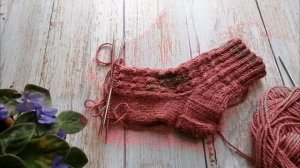 №229 Вяжу носки в июле ??? Носки спицами женские 38 размер #носочные_истории #носки_спицами #вяза