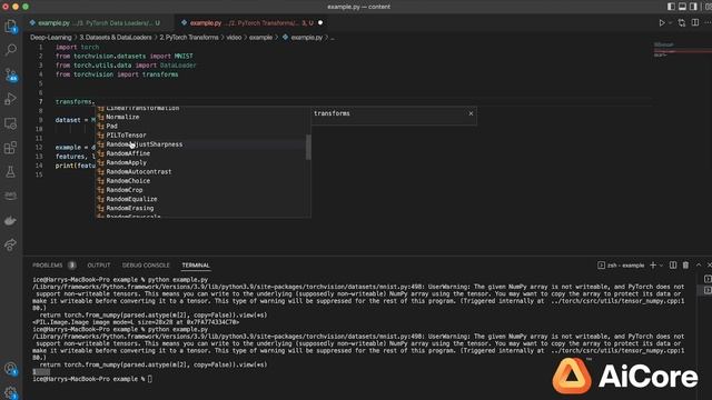 PyTorch Transforms смотреть онлайн