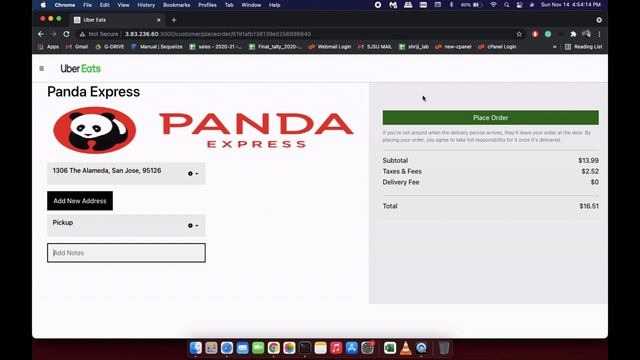 CMPE273 Lab2 UberEats Clone with MERN Stack and Kafka смотреть онлайн