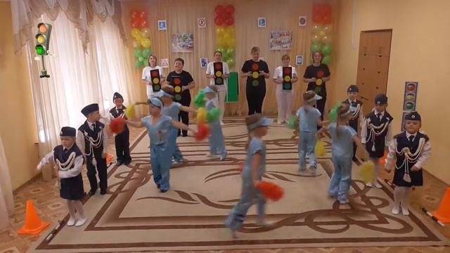 МДОУ №9, Флешмоб по ПДД смотреть онлайн