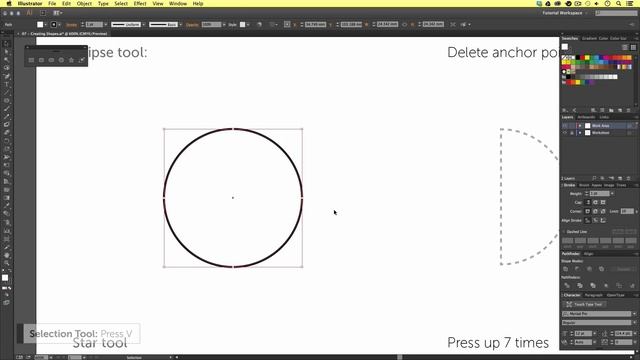 Creating shape vectors in Adobe Illustrator Ep8/19 [Adobe Illustrator for Beginners] смотреть онлайн