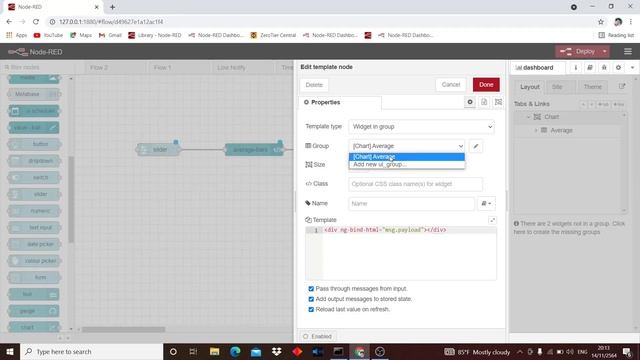 Node-red Dashboard Average-Bars смотреть онлайн
