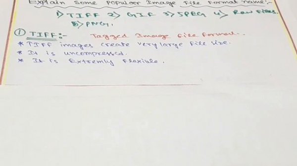 POPULAR IMAGE FILE FORMAT || IMAGE RESOLUTION || MULTIMEDIA