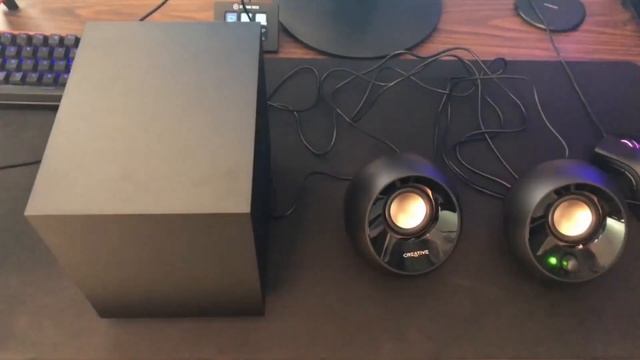 Creative Pebble Plus 2.1- REVIEW + SOUND TEST! смотреть онлайн