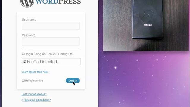 WordPress FeliCa Authentication (Failed) смотреть онлайн
