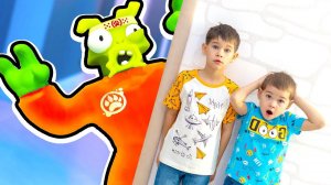 Дети НАШЛИ новые ИГРУШКИ Гуджитсу! Папа устроил детям челлендж.