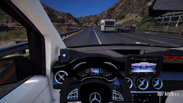 GTA5 Car mod | Mercedes Benz V-Class V250 | Steering wheel Gameplay смотреть онлайн