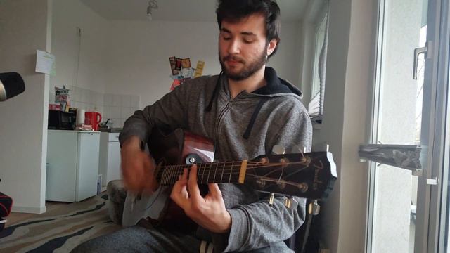 Джайа - Малиновые пальмы (кавер на гитаре) смотреть онлайн