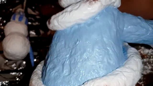 Ватные игрушки к Новому Году. смотреть онлайн