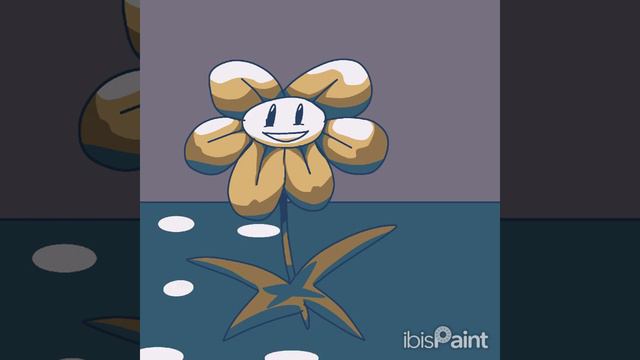 Dibujo de Flowey/ Speedpaint #floweytheflower #undertale #art #myart смотреть онлайн