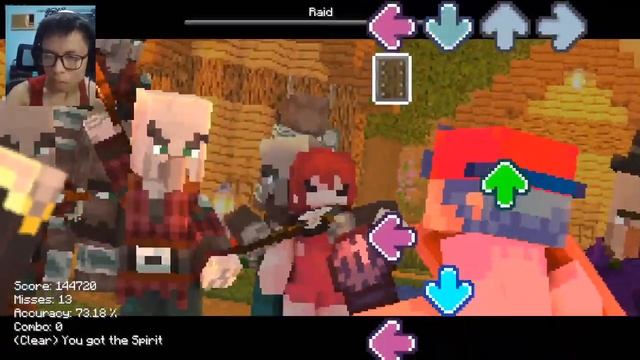 FRIDAY NIGHT FUNKIN' MINECRAFT MOD GOT ME RAGING.. ? | Friday Night Funkin' • Mob Mod смотреть онлайн