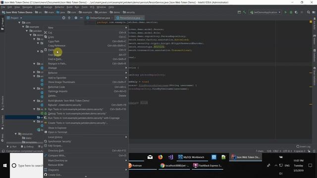 JWT(JSON Web Token) using Spring Security + Spring Boot - Part 2 смотреть онлайн