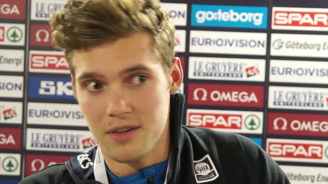 Kevin Mayer after the first day of the heptathlon смотреть онлайн