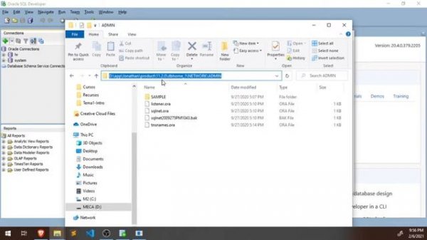 Solución error:ORA-12505 Oracle SQL Developer