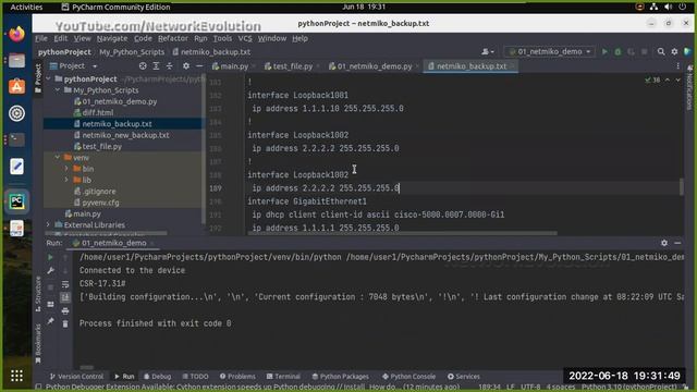 Python for Network Automation: Day01:Free Live Training:PyCharm,Netmiko,Paramiko: Network Engineers смотреть онлайн