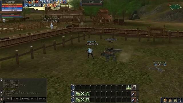 Strider vs Wolf / Страйдер против Волка / Lineage 2 Interlude смотреть онлайн