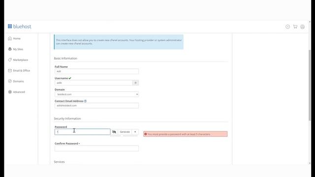 How to Create and Manage User Accounts Using the User Manager Feature in cPanel - Bluehost India смотреть онлайн