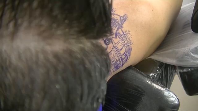 Gladiator Tattoo-tattoo Time Lapse