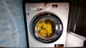 Hotpoint: Хлопок 40° 1000 об/мин, Доп.полоскание, быстрая стирка || Полный Цикл