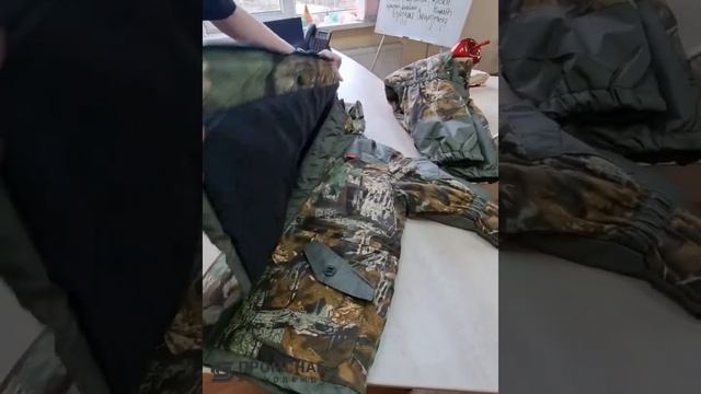 Костюм горка мужской зимний камуфляжный, тактическая одежда, для рыбалки и охоты, "Темный лес" смотреть онлайн