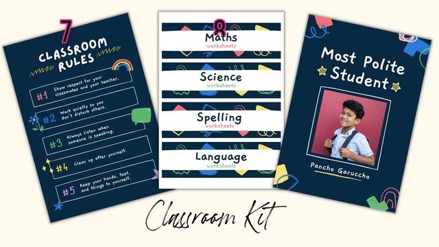 Classroom Kit Canva Templates смотреть онлайн