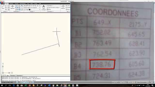 cours sur AutoCad Part 2 comment entrer les coordonnées GPS pour avoir la forme exacte du terrain смотреть онлайн