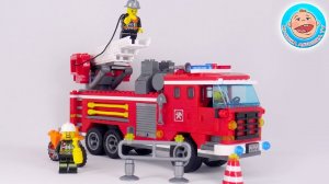 Пожарная машинка -  профессия пожарный.  Видео для детей