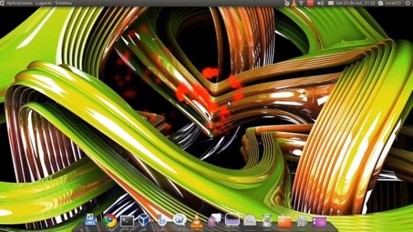 My desktop in Ubuntu 10.10