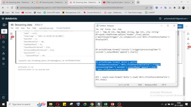 How to work with streaming data in PySpark | Databricks Tutorial | Data Engineering смотреть онлайн