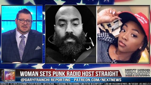 Woman Sets Punk Radio Host Straight After He Appears to Threaten People in MAGA Hats смотреть онлайн
