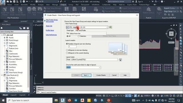 #8 Road Design by Civil 3D - How to create sheet plan and production by civil3D Amharic tutorial смотреть онлайн